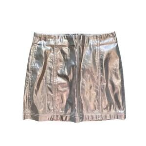 Wild Fable Bronze Party Mini Skirt: Modern